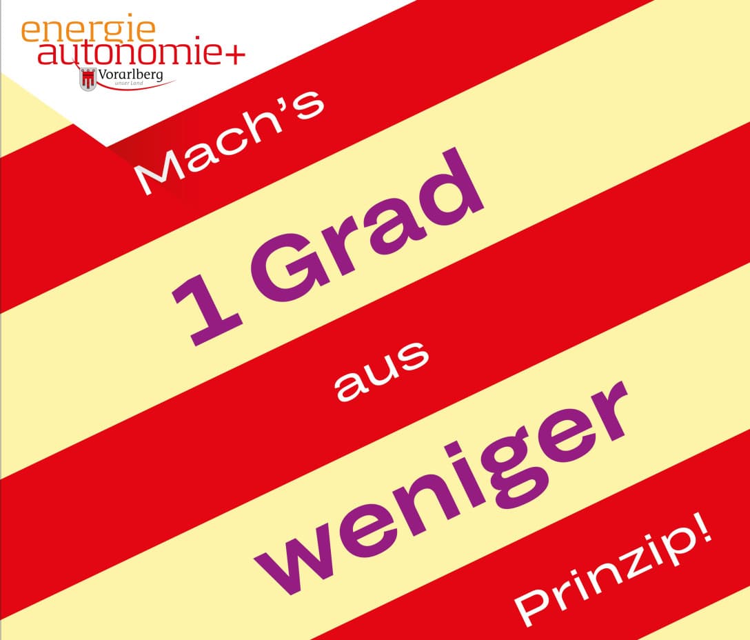 Mach's aus Prinzip - 1 Grad weniger!