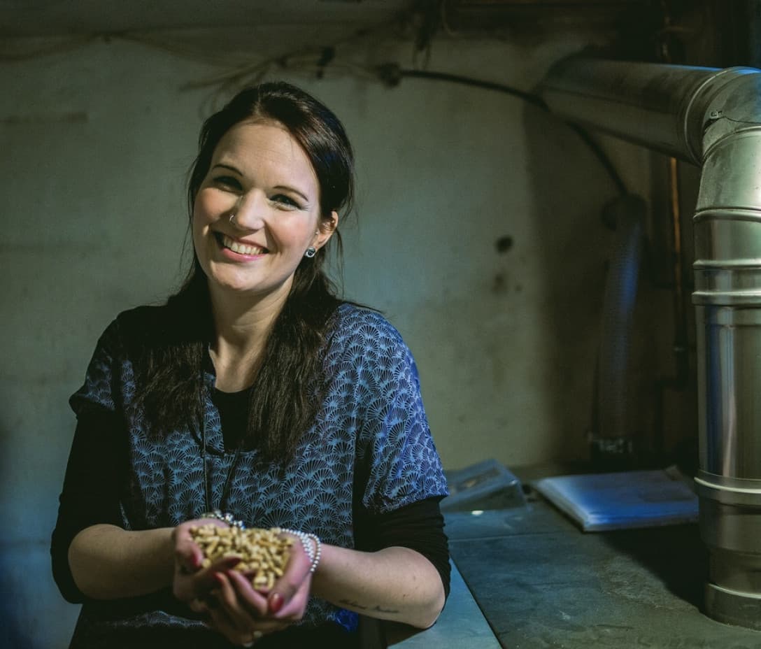 Haus mit Alterserscheinungen