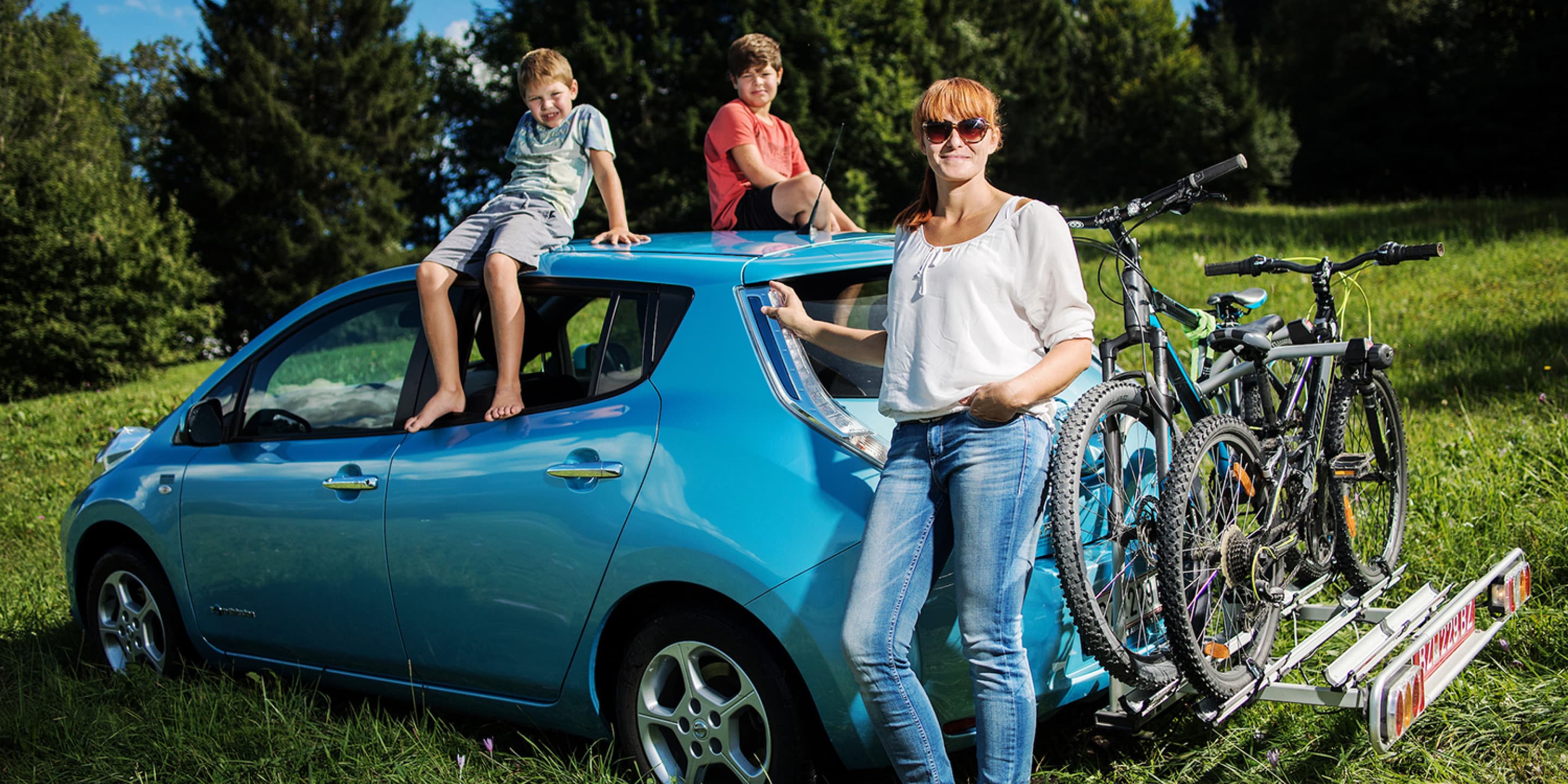 Eine Familie auf der Überholspur