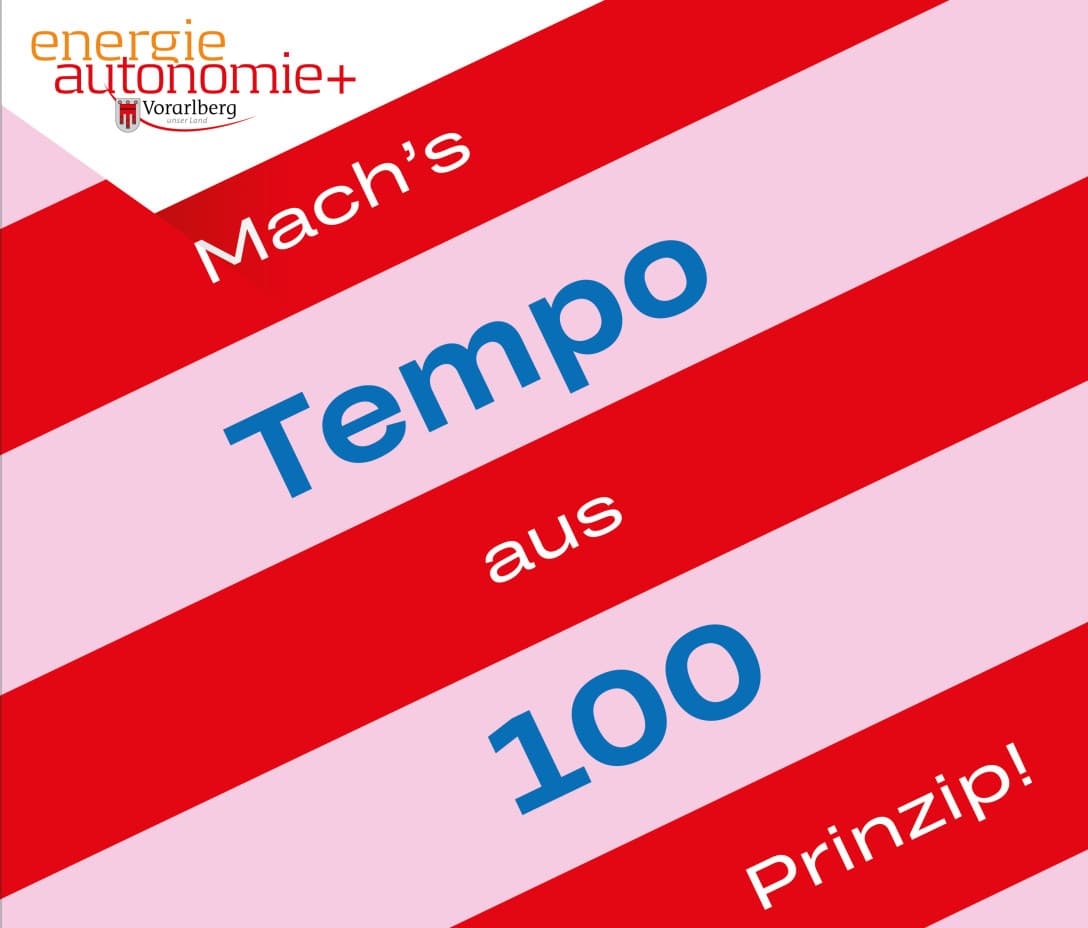 Mach's aus Prinzip - Tempo 100!