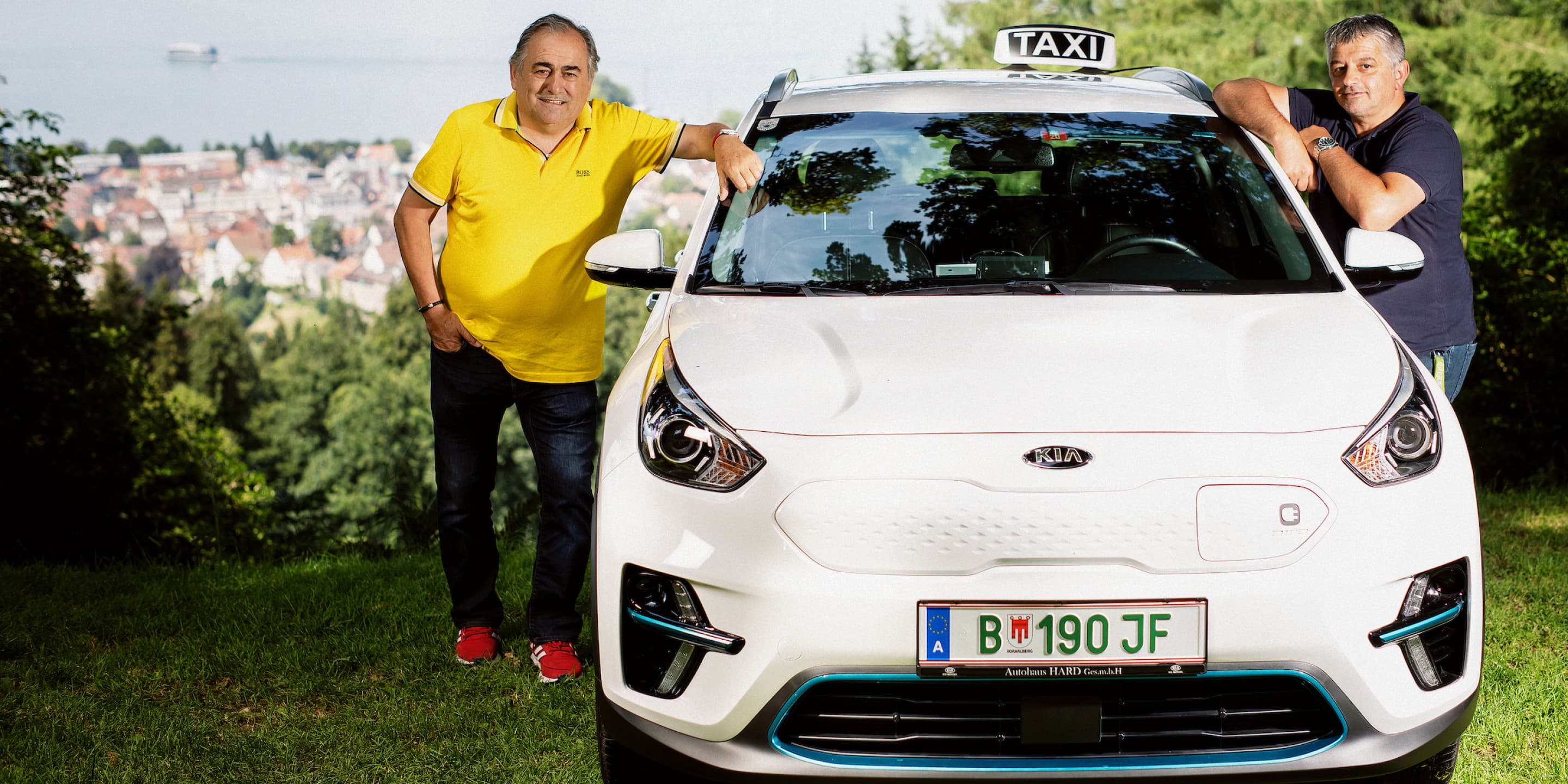 Es ist da: Das erste E-Taxi für Bregenz