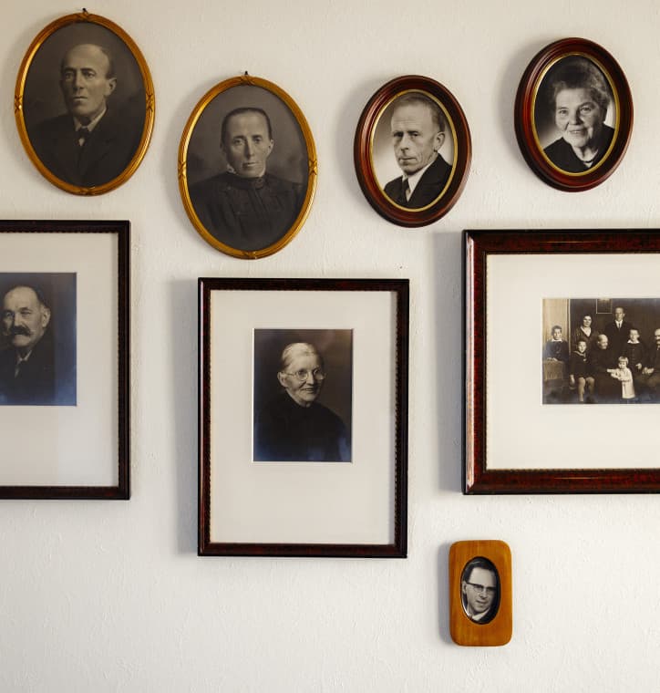 Die Ahnengalerie im Haus der Großeltern